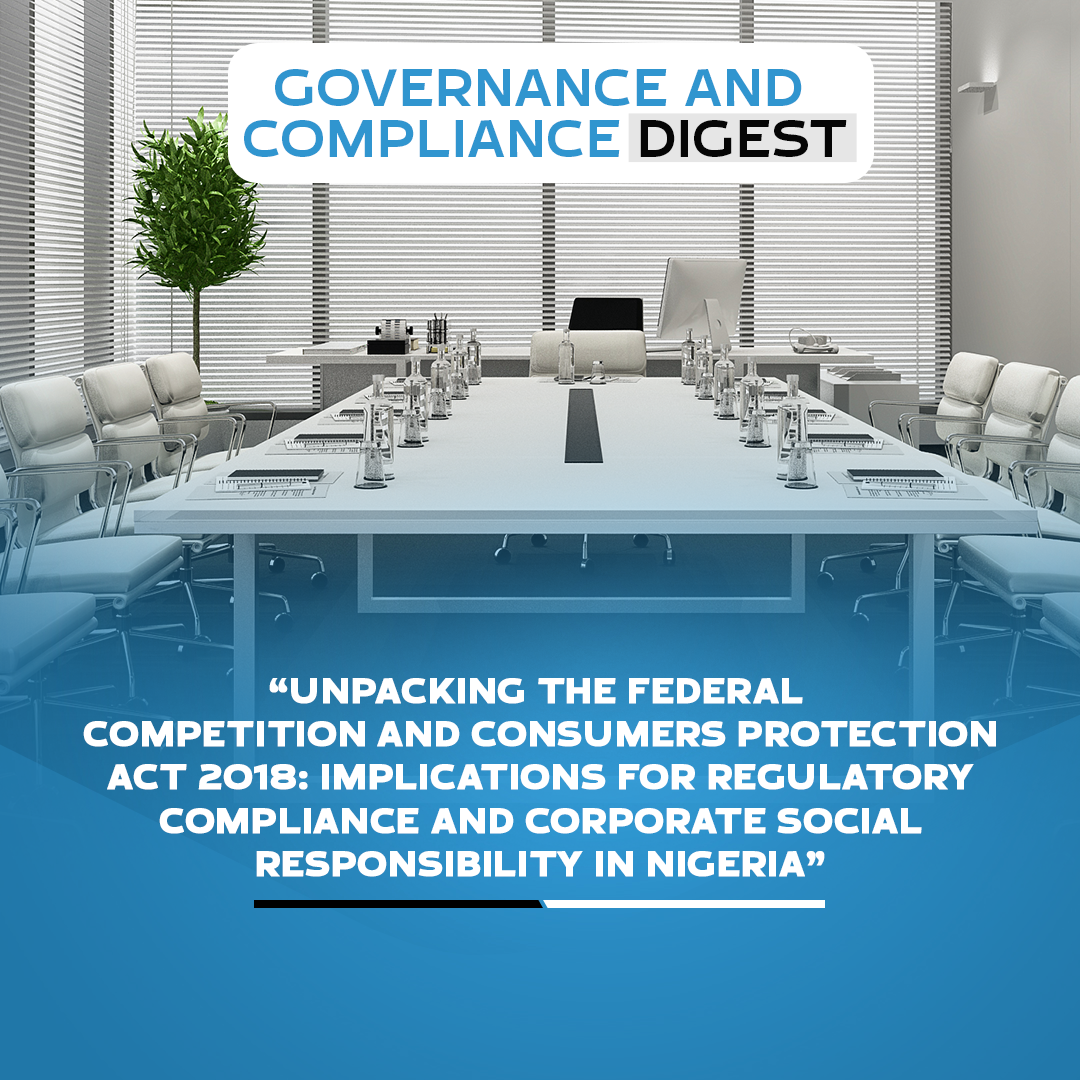 UNPACKING THE FEDERAL COMPETITION AND CONSUMERS PROTECTION ACT 2018