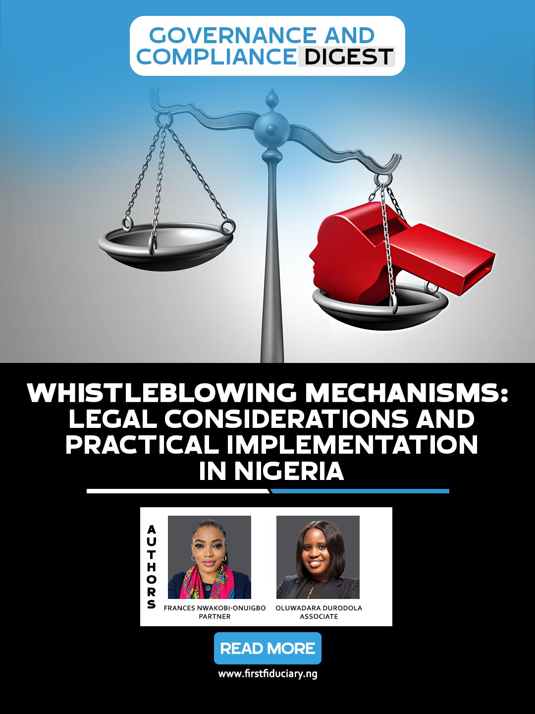 WHISTLEBLOWING MECHANISMS- Legal Considerations and Implementation in Nigeria